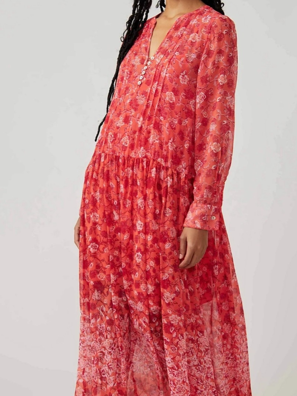 Free People See it Through Maxi Dress